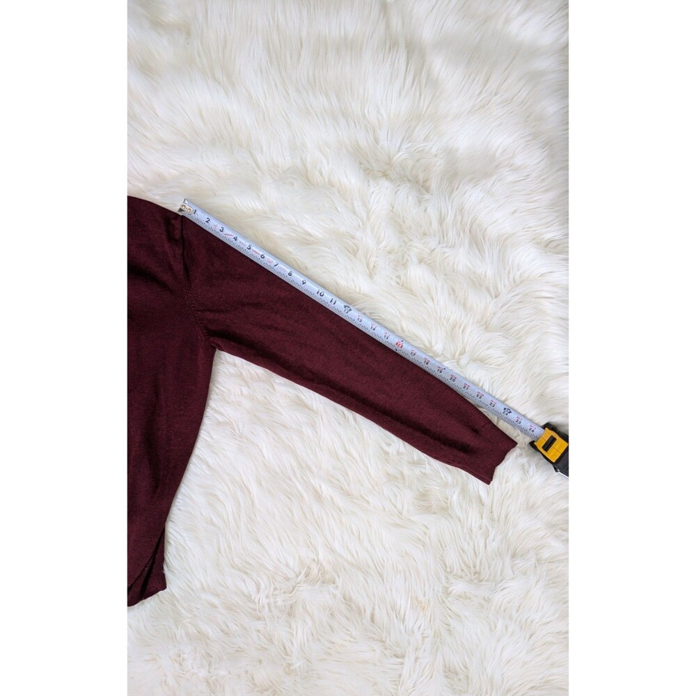 Buffalo David Bitton Burgundy Sweater Men’s Large Crewneck Pullover - Picture 8 of 9